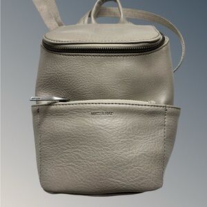 Matt & Nat Light Gray Backpack